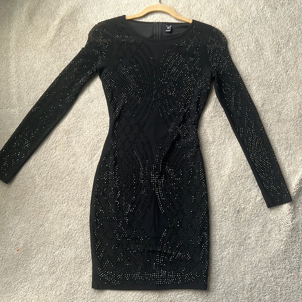Windsor sparkly black dress